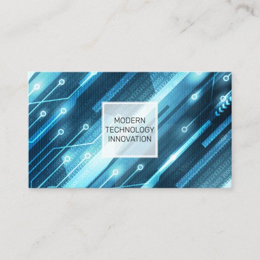 Carte De Visite Électronique | Coder | Programmeur | Logiciel (Devant)