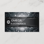 Carte de visite électronique de style de puce (Dos)