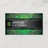 Carte de visite électronique de style de puce (Dos)