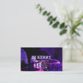 Carte de visite électronique DJ Disk Jockey (Debout devant)