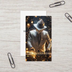 Carte de visite électronique DJ Disk Jockey