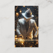 Carte de visite électronique DJ Disk Jockey (Devant)