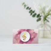 Carte de visite électronique DJ Disk Jockey (Debout devant)