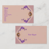 Carte De Visite Élégance (Devant / Derrière)