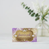 Carte De Visite Élégance 311 lilas fascinante (Debout devant)