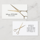 Carte De Visite Élégance artistique chique (Devant / Derrière)