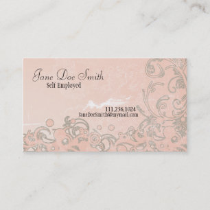 Carte De Visite Élégance de GrungeRapide