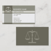 Carte De Visite élégance de justice (Devant / Derrière)