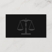 Carte De Visite élégance de justice (Dos)
