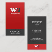 Carte De Visite Élégance de l'entreprise (Devant / Derrière)