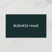 Carte De Visite élégance de pelle à neige (Dos)