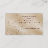 Carte De Visite Élégance de satin (Dos)