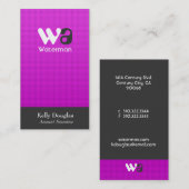 Carte De Visite Élégance d'entreprise v (Devant / Derrière)