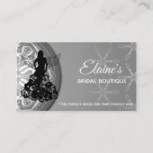 Carte De Visite Élégance et Beauté ou Boutique de Mariée (Devant)