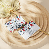 Carte De Visite Élégance florale vive | Chic et moderne