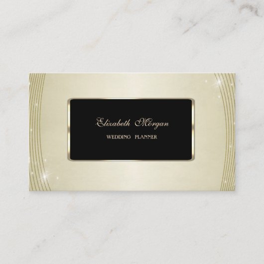 Carte De Visite Élégance Luxe Style Professionnalisme (Devant)