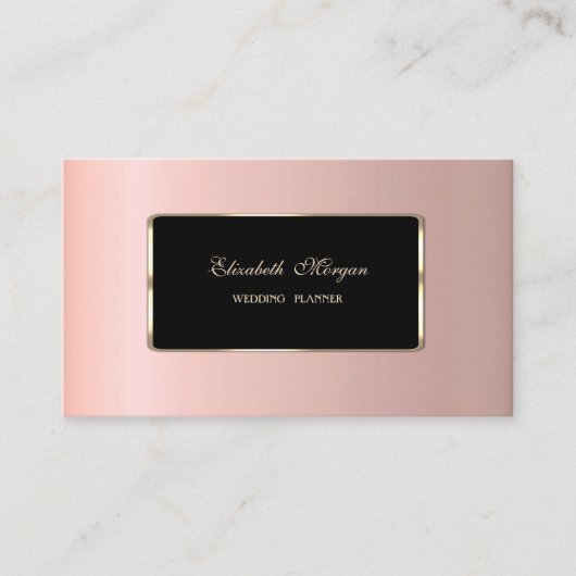 Carte De Visite Élégance Luxe Style Professionnalisme (Devant)