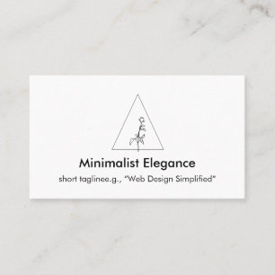 Carte De Visite Élégance minimaliste