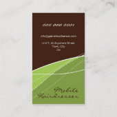 CARTE DE VISITE :: élégance moderne 10 (Dos)