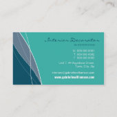 CARTE DE VISITE :: élégance moderne 2 (Dos)