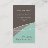 CARTE DE VISITE :: élégance moderne 6 (Dos)