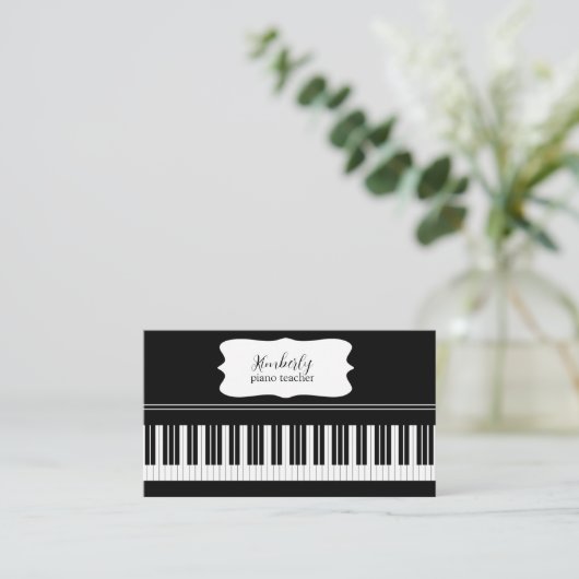 Carte De Visite Élégance musicale (Debout devant)