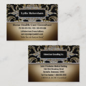 Carte De Visite Élégance professionnelle Ambrosian IV (Devant / Derrière)