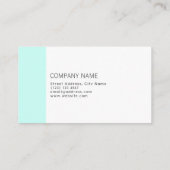 Carte De Visite Élégance sophistiquée style dédoublé (Dos)