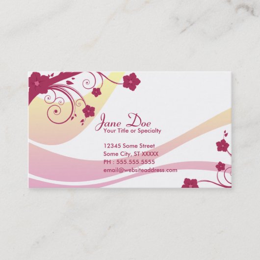 Carte De Visite eleganceEssentials (Devant)