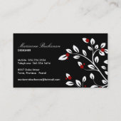 Carte de visite élégant (Dos)