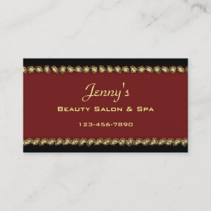 Carte de visite élégant