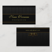 Carte De Visite Élégant (Devant / Derrière)