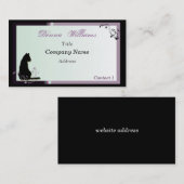 Carte de visite élégant (Devant / Derrière)
