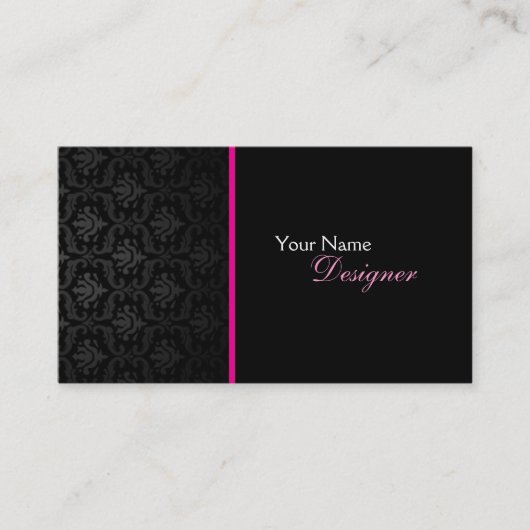 Carte de visite élégant (Devant)