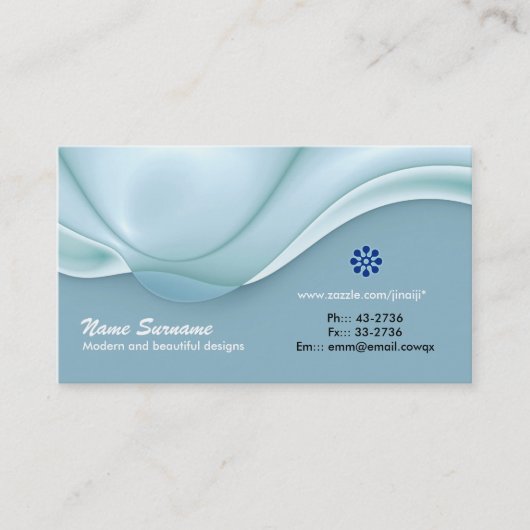 carte de visite élégant (Devant)