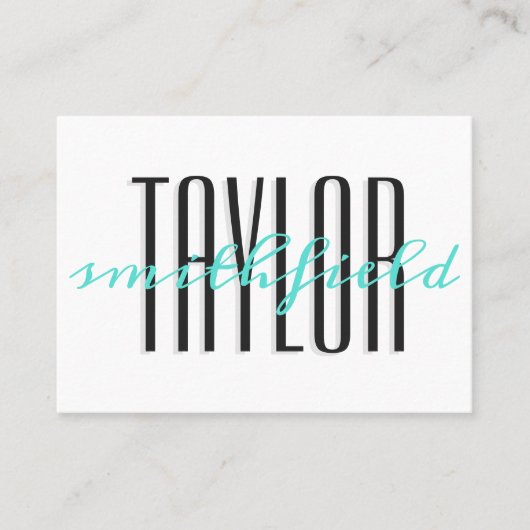 carte de visite élégant (Devant)