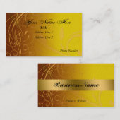 Carte de visite élégant (Devant / Derrière)