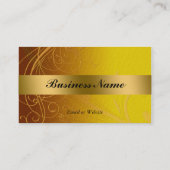 Carte de visite élégant (Dos)