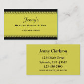 Carte de visite élégant (Devant / Derrière)