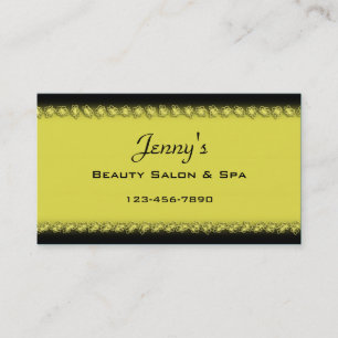 Carte de visite élégant