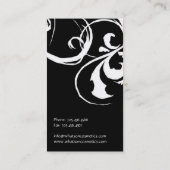 Carte de visite élégant (Dos)