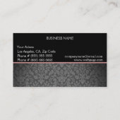 Carte de visite élégant (Dos)