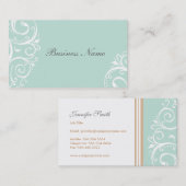 Carte de visite élégant (Devant / Derrière)