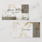 Carte de visite élégant (Devant / Derrière)