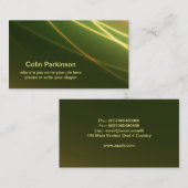 carte de visite élégant (Devant / Derrière)