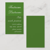 Carte de visite élégant (Devant / Derrière)