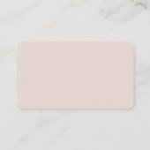 Carte De Visite Élégant (Dos)