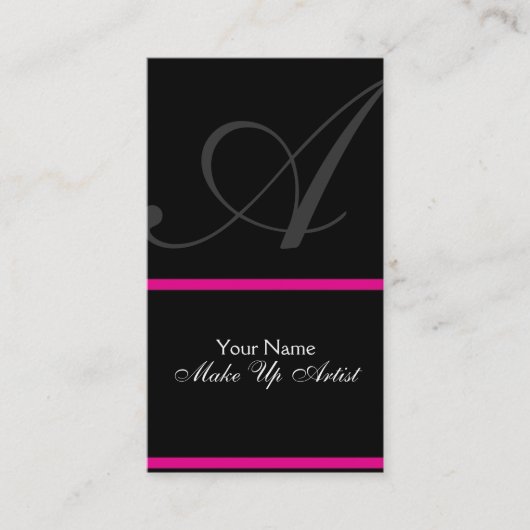 Carte de visite élégant (Devant)