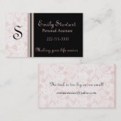 Carte de visite élégant (Devant / Derrière)