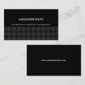 Carte de visite élégant (Devant / Derrière)